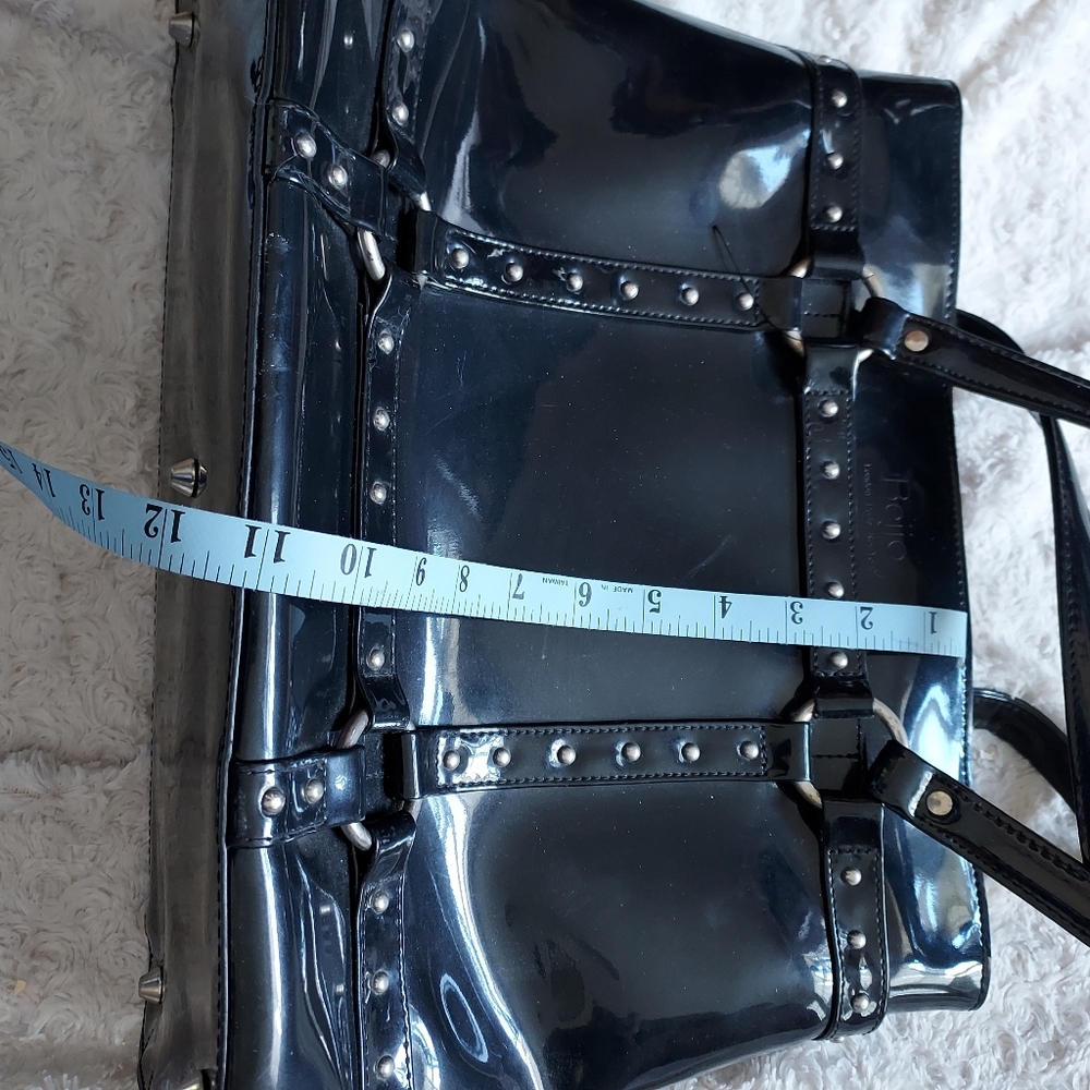 Beijo Rockin Mama Chic Black Studded Diaper Tote Bag Unique - Picture 14 of 15